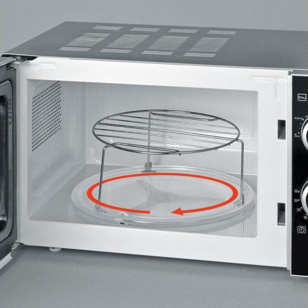 Severin Mikrowelle mit Grill MW 7875 Silber/Schwarz