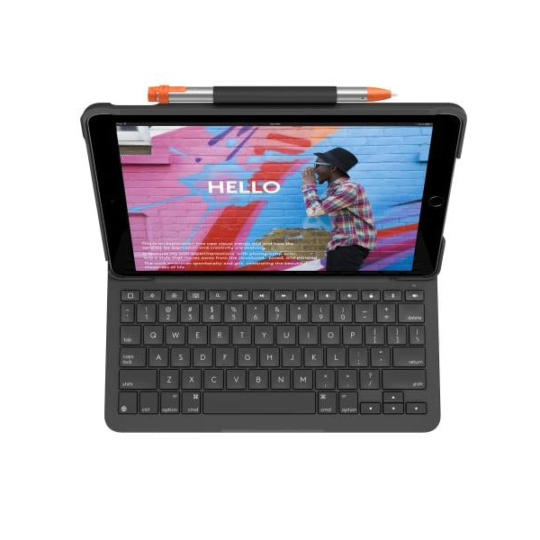 Logitech Tablet Tastatur Cover Slim Folio iPad 10.2