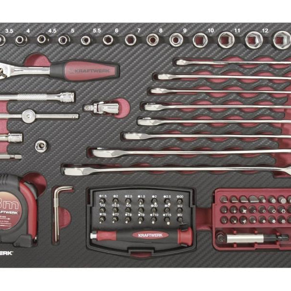 Kraftwerk Werkzeugkoffer Profi-Alu KW PB 123-teilig