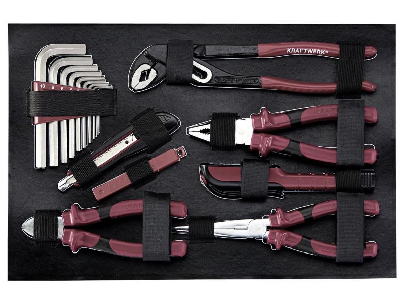 Kraftwerk Werkzeugkoffer Profi-Alu KW PB 123-teilig