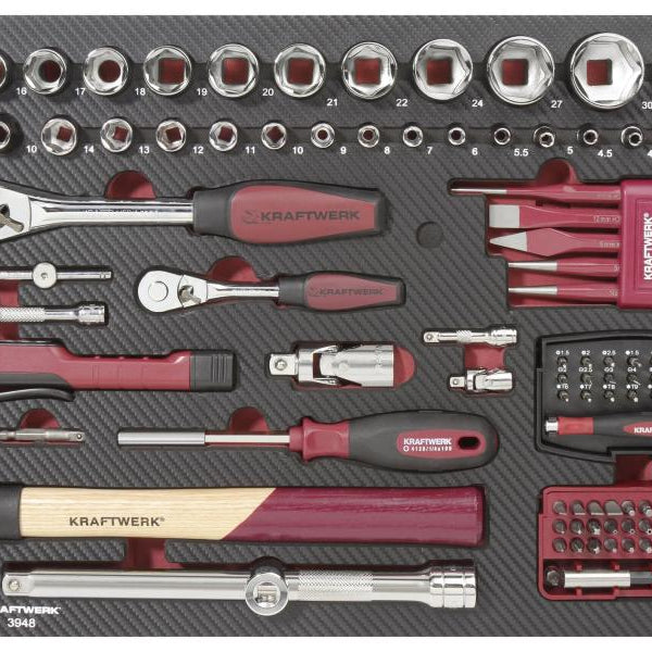 Kraftwerk Werkzeugkoffer Profi-Alu KW 263-teilig