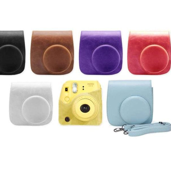 Fujifilm Lederhülle + Tragegurt für Instax Mini 8 - rot