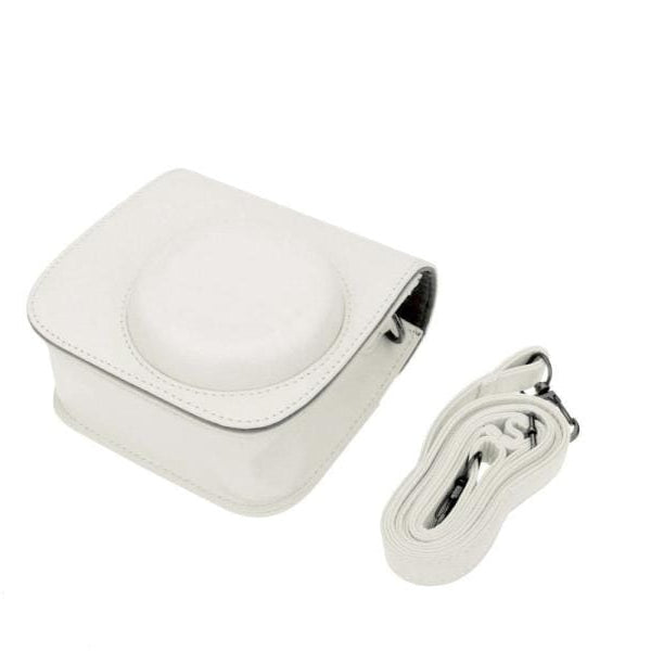 Fujifilm Lederhülle + Tragegurt für Instax Mini 8 - weiss