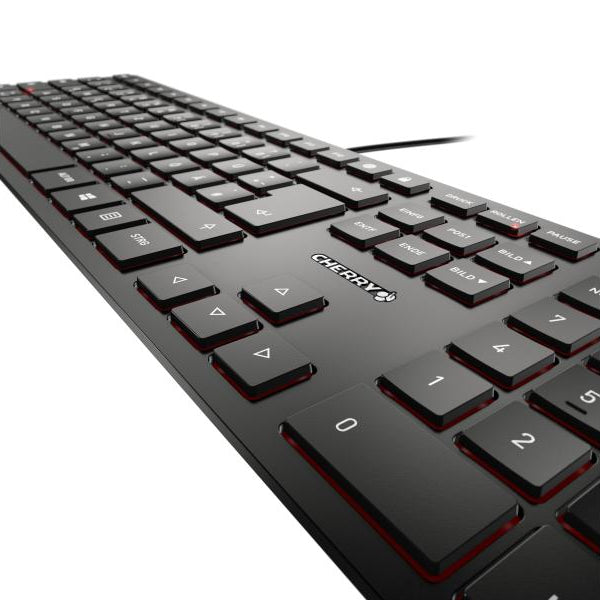 Cherry Tastatur KC 6000 Slim CH-Layout Schwarz