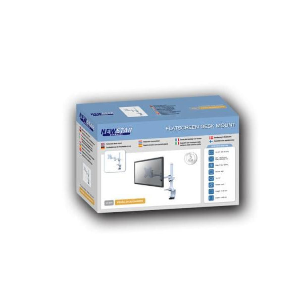 NEOMOUNTS Tischhalterung FPMA-D1330DWHITE bis 9 kg – Weiss