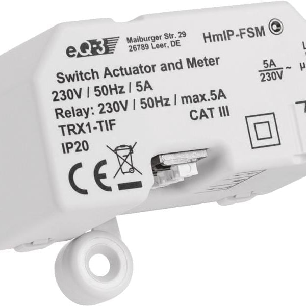HomeMatic IP Schalt-Mess-Aktor 1-fach Für Unterputzmontage