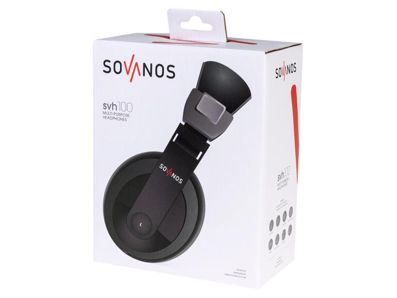 Sovanos Over-Ear-Kopfhörer SVH100-BK Schwarz