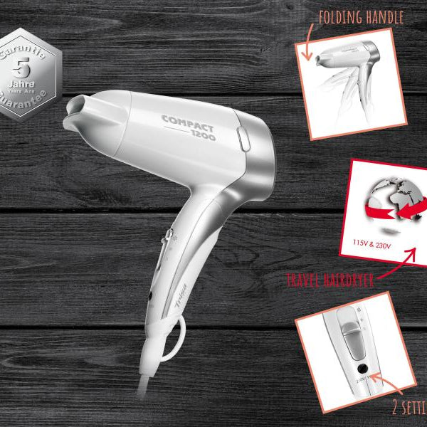 Trisa Reisehaartrockner Compact 1200