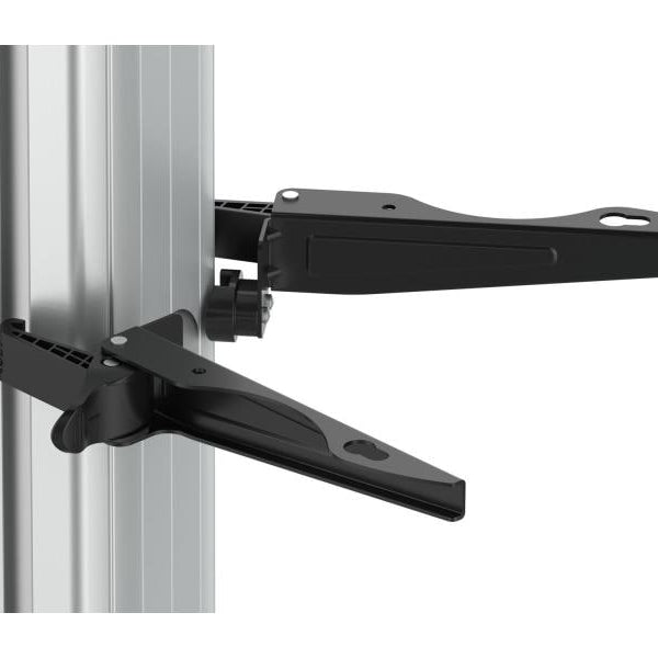 PureMounts TV-Trolley PDS-0011C Schwarz/Silber