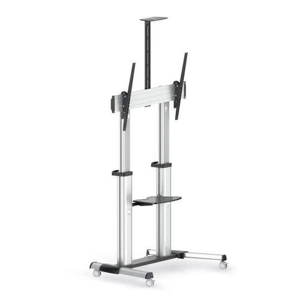 PureMounts TV-Trolley PDS-0011C Schwarz/Silber