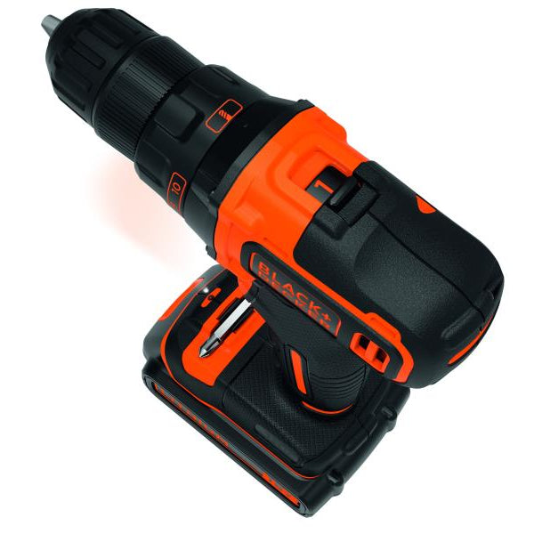 BLACK+DECKER Akku-Bohrschrauber BDCDD186K Kit