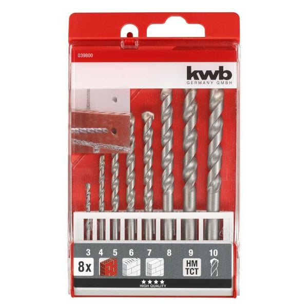 kwb Steinbohrer-Set 3-10 mm 8-teilig