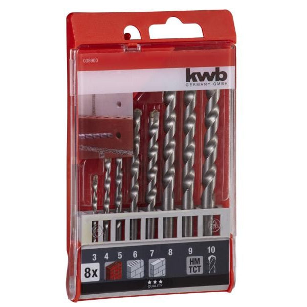 kwb Steinbohrer-Set 3-10 mm 8-teilig