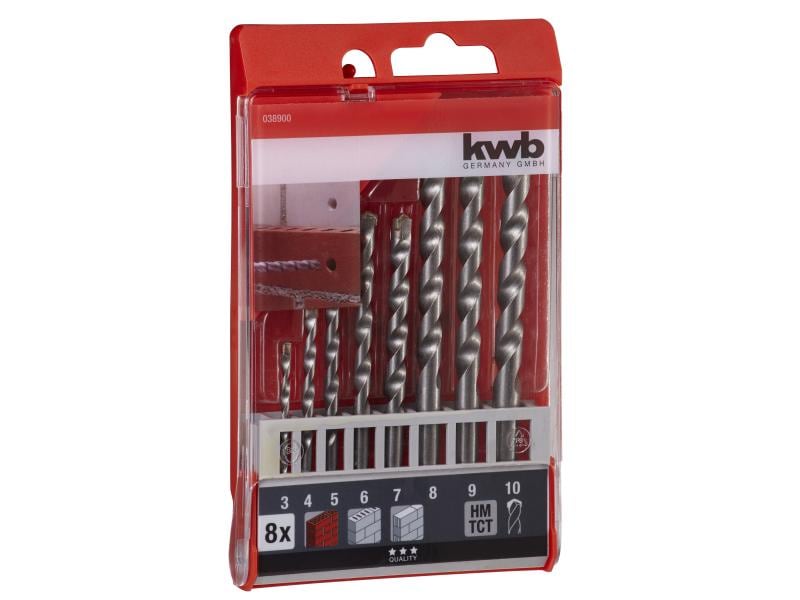 kwb Steinbohrer-Set 3-10 mm 8-teilig