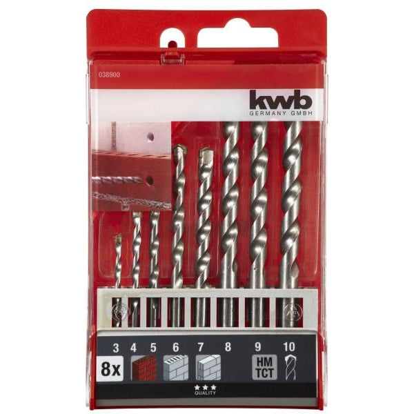 kwb Steinbohrer-Set 3-10 mm 8-teilig