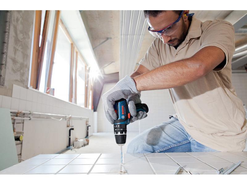 Bosch Professional Akku-Schlagbohrschrauber GSB 12 V-15 + L-Boxx Clic&amp;go Solo