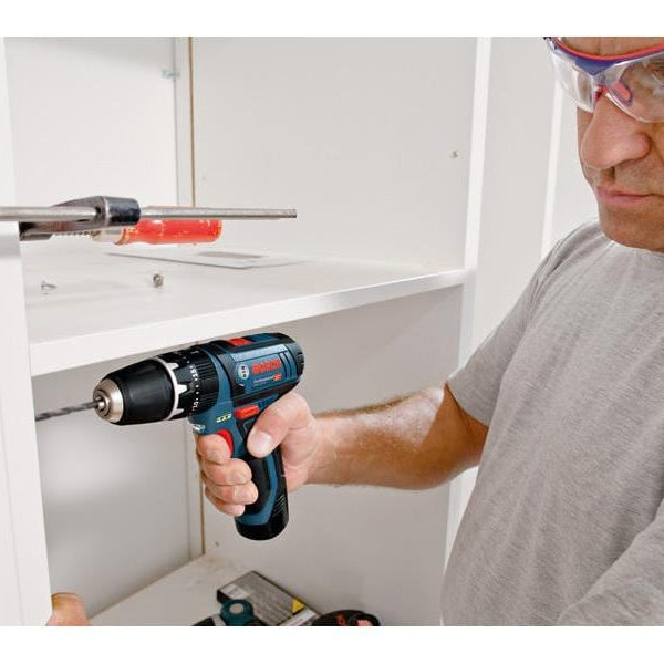 Bosch Professional Akku-Schlagbohrschrauber GSB 12 V-15 + L-Boxx Clic&go Solo