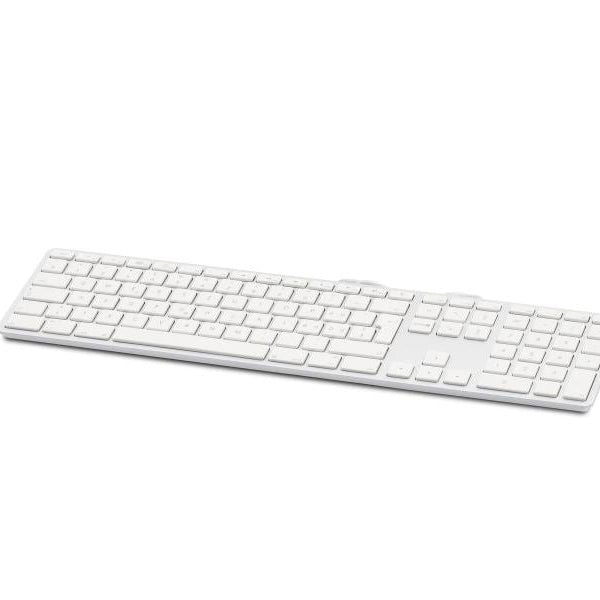 LMP Tastatur KB-1243 Silber, Mac CH-Layout mit Ziffernblock