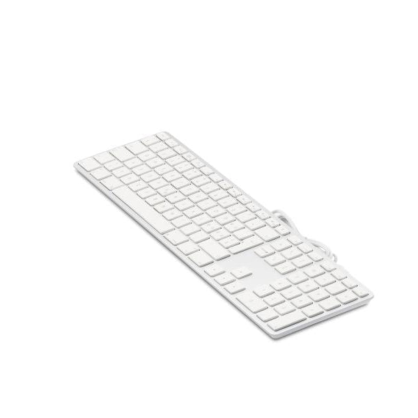 LMP Tastatur KB-1243 Silber, Mac CH-Layout mit Ziffernblock