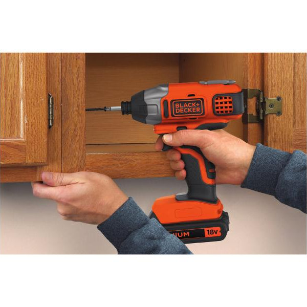 BLACK+DECKER Akku-Schlagschrauber BDCIM18N-XJ 18 V