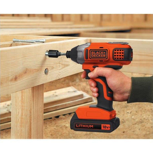 BLACK+DECKER Akku-Schlagschrauber BDCIM18N-XJ 18 V