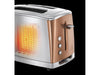 Russell Hobbs Toaster Luna Copper Silber