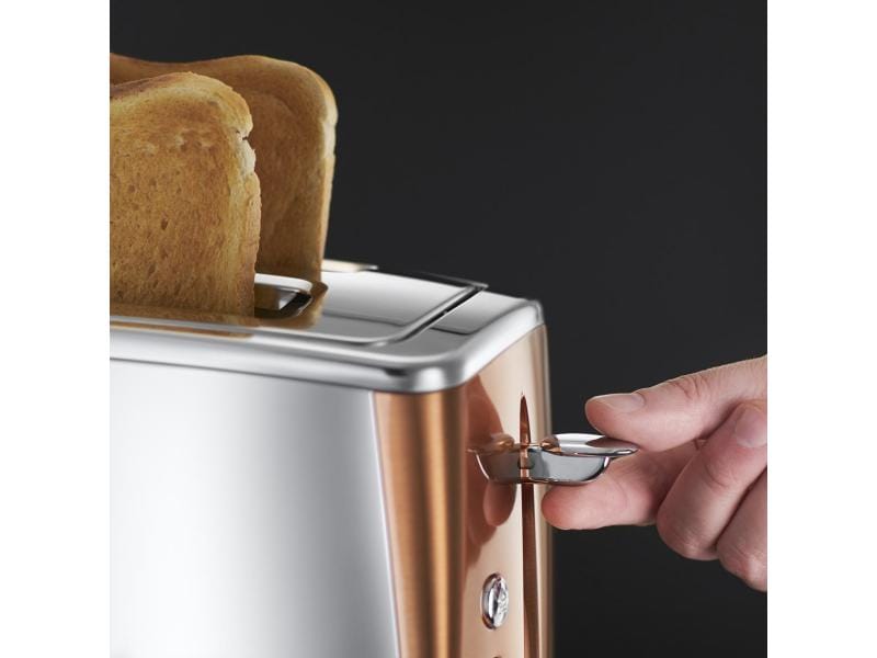 Russell Hobbs Toaster Luna Copper Silber