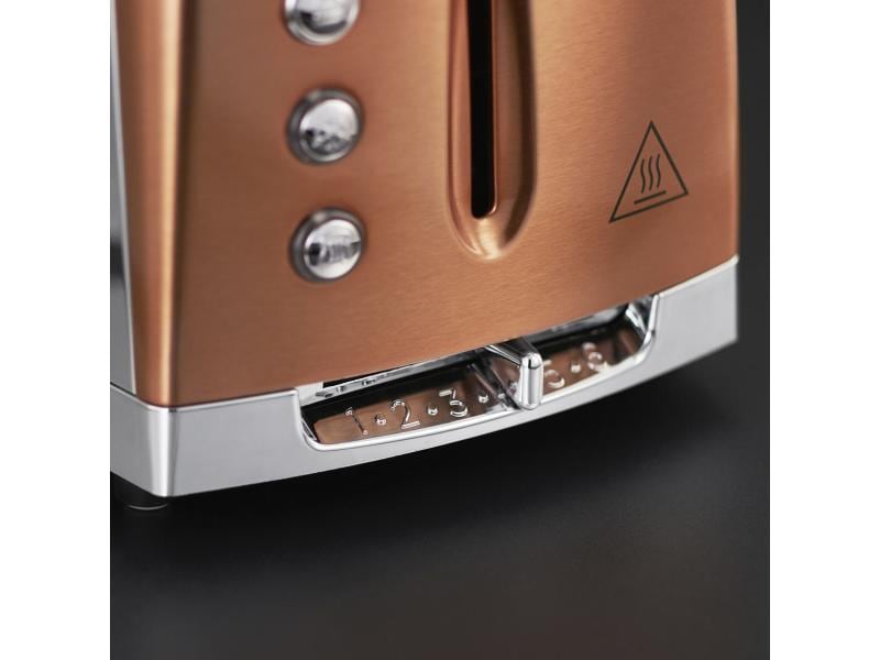 Russell Hobbs Toaster Luna Copper Silber