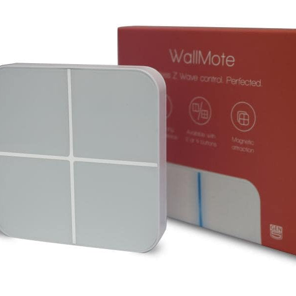 Aeotec WallMote Quad Funkwandschalter mit 4 Tasten