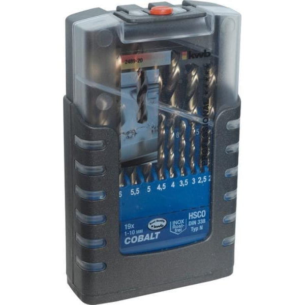 kwb Bohrer-Set COBALT HSS CO 19-teilig
