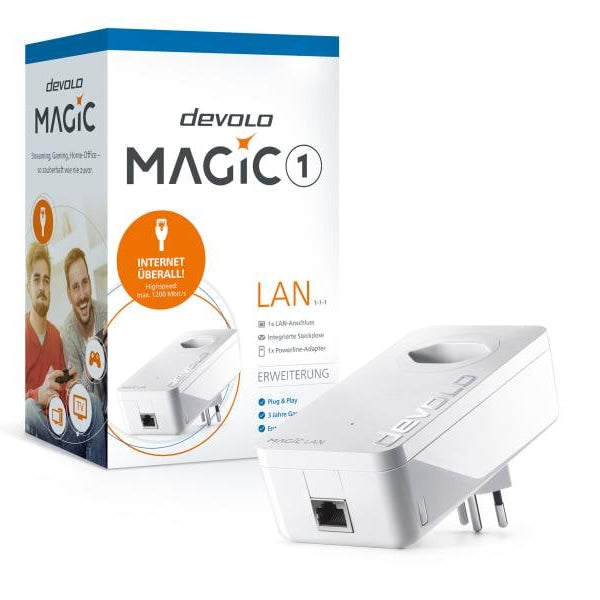 devolo Powerline Magic 1 LAN Erweiterungsadapter