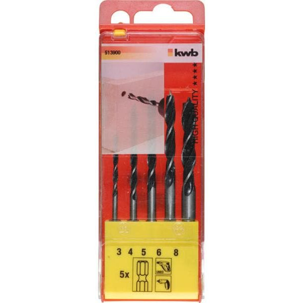 kwb Holzbohrer-Set 1/4