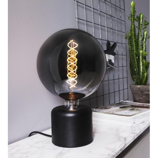 Star Trading Tischleuchte GLANS Schwarz