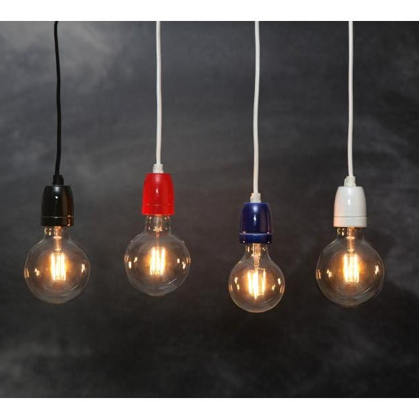 Star Trading Pendelleuchte GLAZE Schwarz