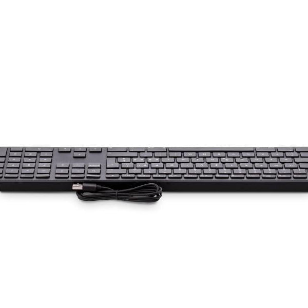 LMP Tastatur KB-1243 Schwarz, Mac CH-Layout mit Ziffernblock