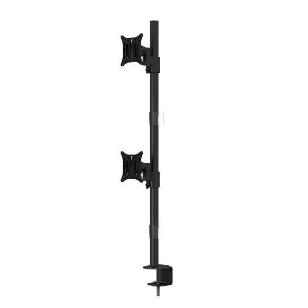 Multibrackets Tischhalterung Officeline Dual Vertical bis 8 kg – Schwarz