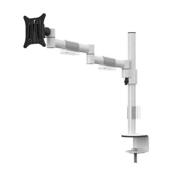 Multibrackets Tischhalterung Officeline Single II bis 8 kg – Weiss