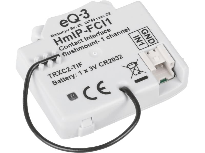 Homematic IP Smart Home Funk-Tasterschnittstelle Unterputz 1-fach