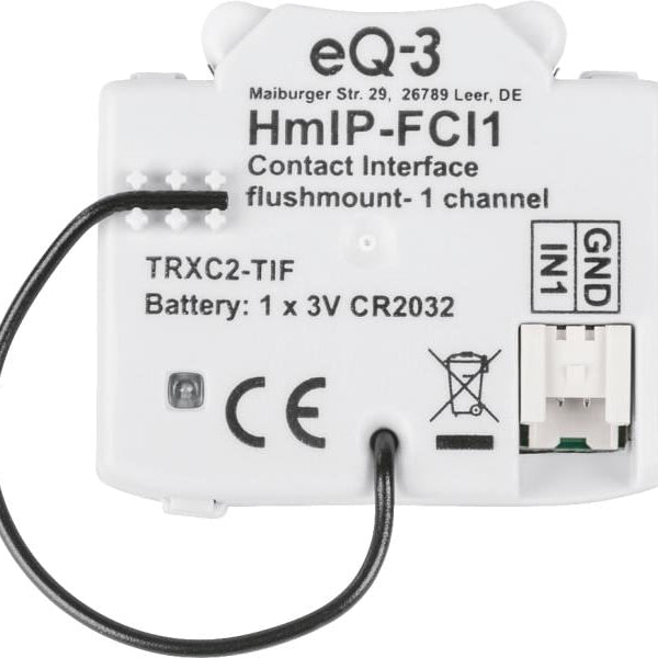 Homematic IP Smart Home Funk-Tasterschnittstelle Unterputz 1-fach