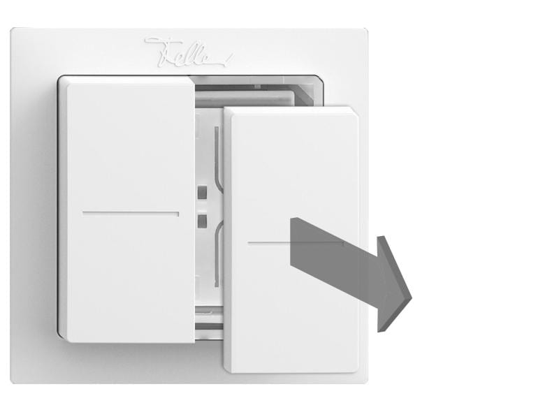 Feller Smart Light Control  für Philips Hue EDIZIOdue AP dark grey