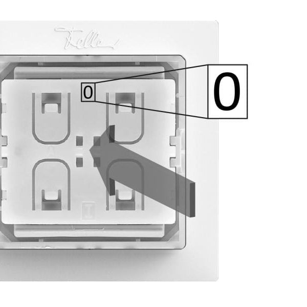 Feller EDIZIOdue Smart Light Control for Philips Hue - braun