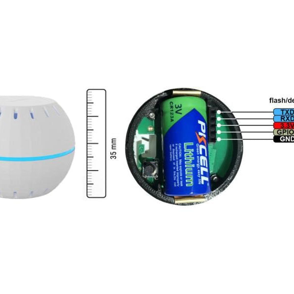 Shelly WLAN-Luftfeuchte- und Temperatursensor Shelly H&T WiFi black