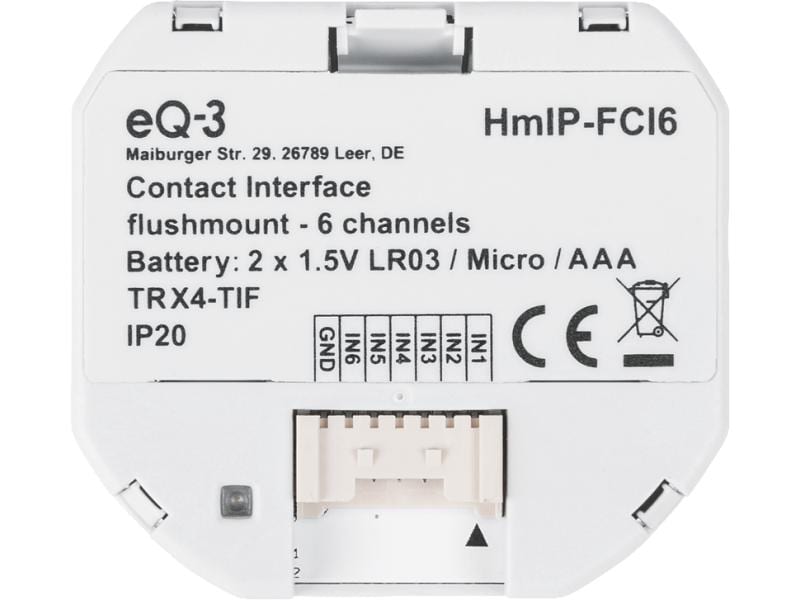 Homematic IP Smart Home Kontakt-Schnittstelle - 6-fach