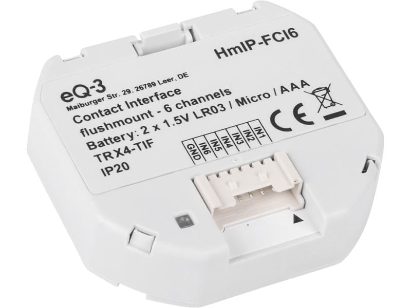 Homematic IP Smart Home Kontakt-Schnittstelle - 6-fach
