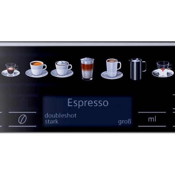 Siemens Kaffeevollautomat EQ.6 plus s500 Schwarz, Silber