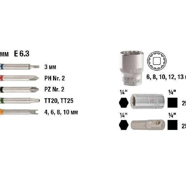 kwb Bohr- und Bitset Power Box 67-teilig