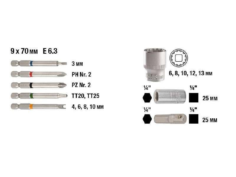 kwb Bohr- und Bitset Power Box 67-teilig