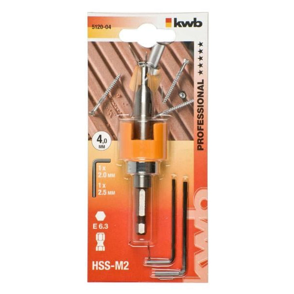 kwb Holzbohrer 5 mm mit Senker