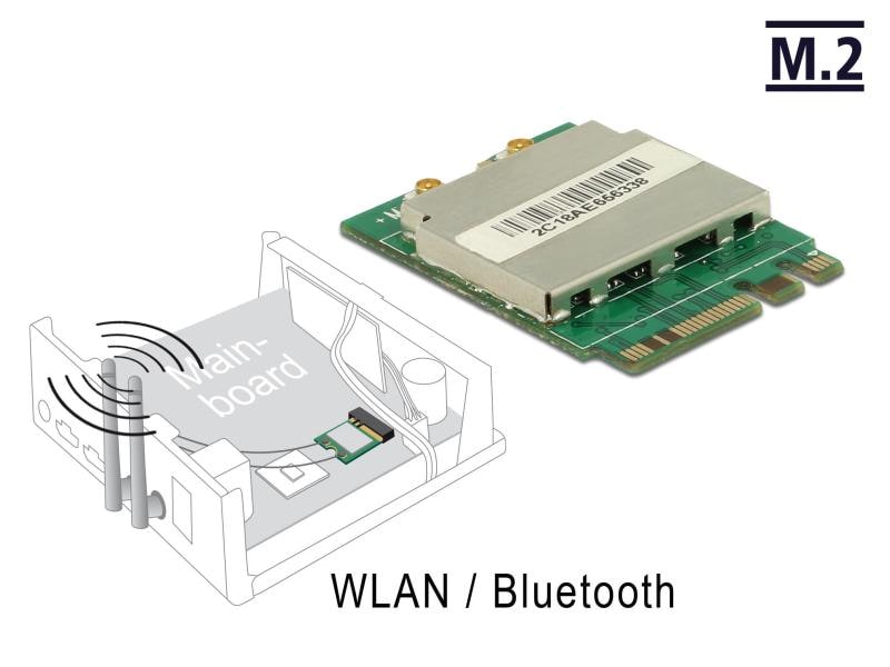 Delock M.2 WLAN-AC Modul M.2 Key-A-E