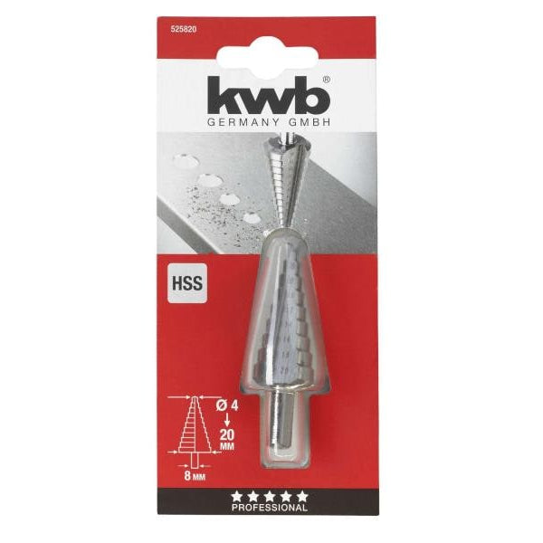 kwb Stufenbohrer HSS 4-20 mm